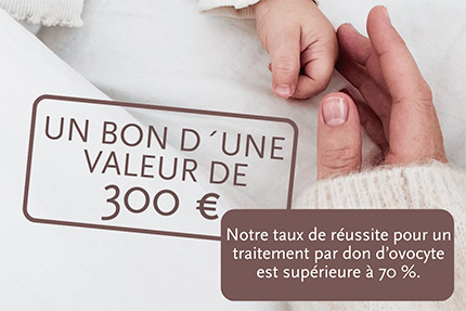 Un bon d´une valeur de 300 €
